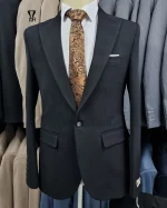 کت و شلوار کشی اسپرت مشکی - تصویر 2