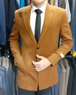 نیم پالتو خردلی - تصویر 2