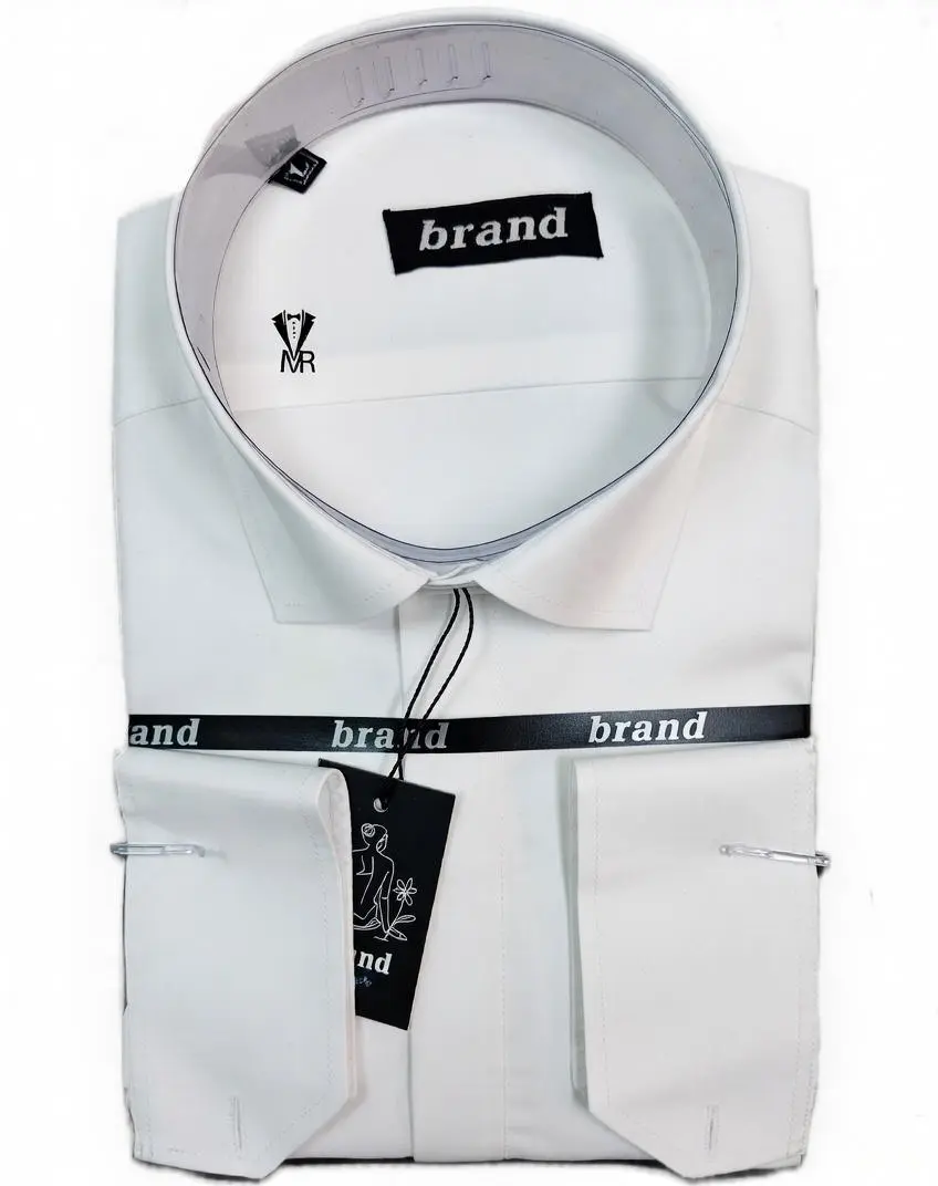 پیراهن کرپ دوشین سفید پیراهن کرپ دوشین سفید - تصویر 1