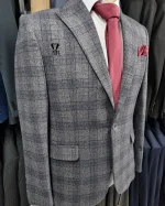 کت تک اروپایی ذغالی - تصویر 2