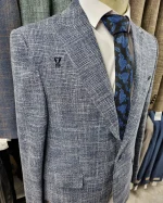 کت تک شانتون آبی روشن - تصویر 2