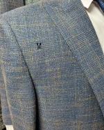 کت تک شانتون سرمه ای روشن - تصویر 2