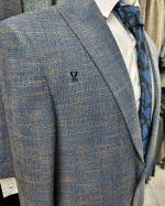 کت تک شانتون سرمه ای روشن - تصویر 4