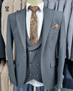 کت و شلوار بزایاق ذغالی - تصویر 2