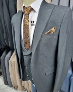 کت و شلوار بزایاق ذغالی - تصویر 4