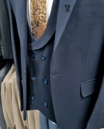 کت و شلوار بزایاق سرمه ای - تصویر 5