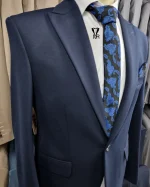 کت و شلوار کشی اسپرت سرمه ای - تصویر 3