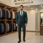 کت و شلوار مردانه بزایاق سبز (کپی)